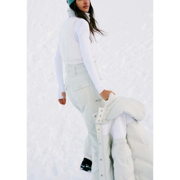 NWT FP Movement Around The Block Bib / Salt Spray Combo - Picture 2 of 6